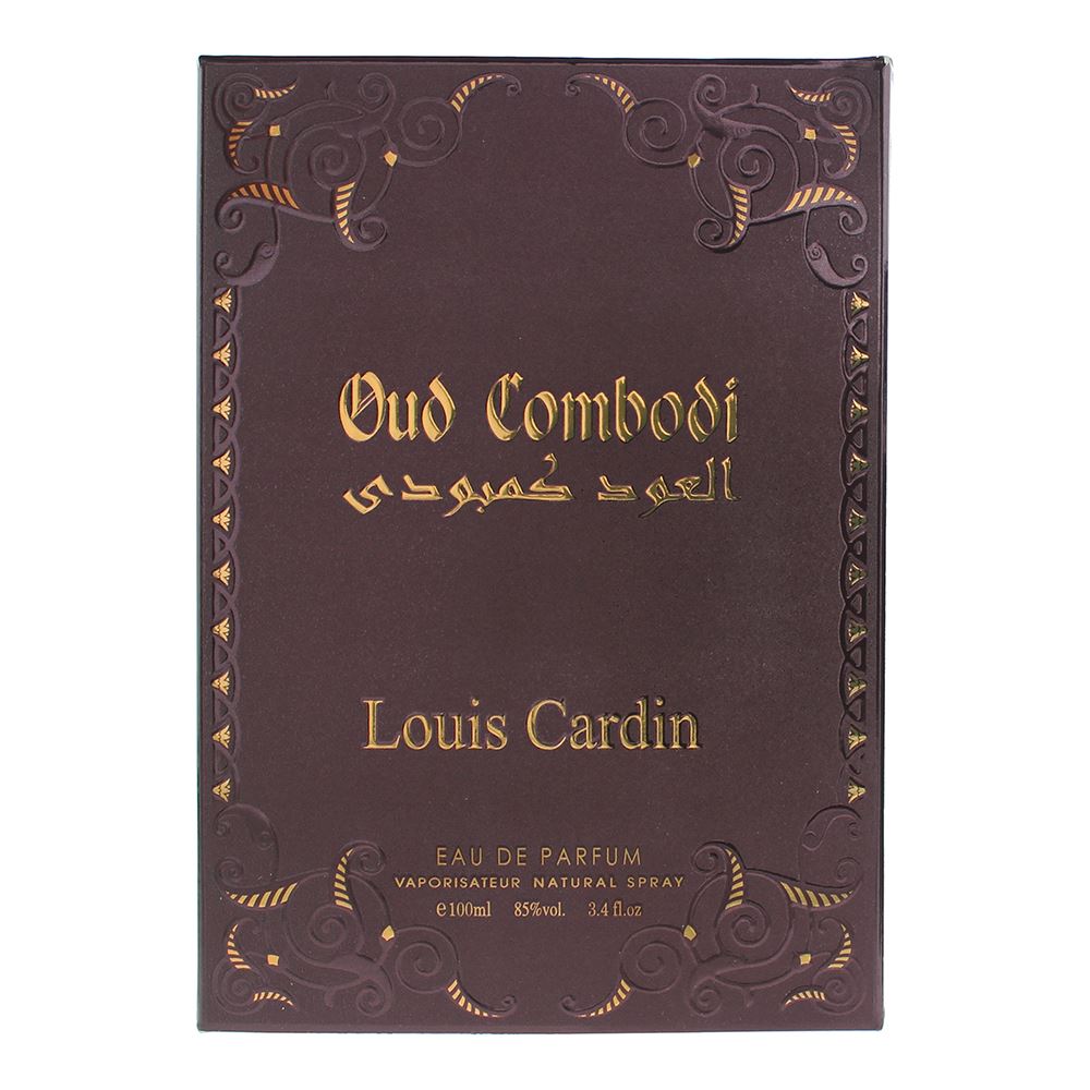 Louis Cardin Oud Cambodi 100ml Eau de Parfum Spray for Him
