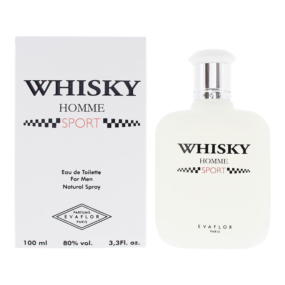 Evaflor Whisky Homme Sport 100ml Eau De Toilette Spray For Him
