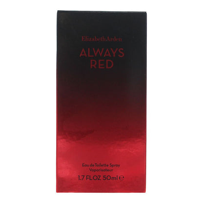 Elizabeth Arden Always Red 50ml Eau de Toilette Spray for Her