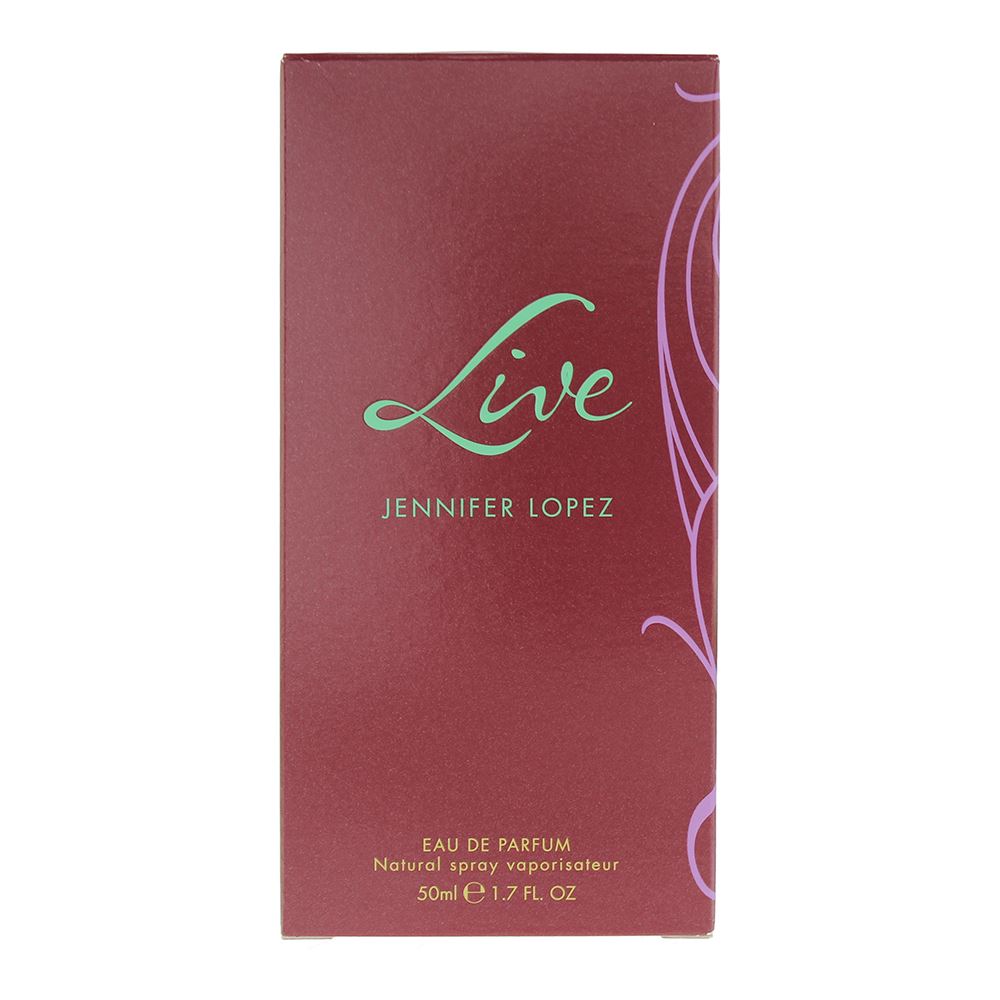 Jennifer Lopez Live 50ml Eau De Parfum Spray for Her