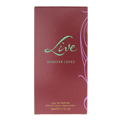 Jennifer Lopez Live 50ml Eau De Parfum Spray for Her