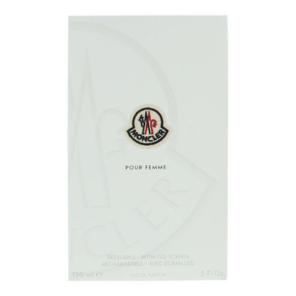 Moncler Pour Femme 150ml Eau De Parfum Spray For Her - Refillable With Led Screen
