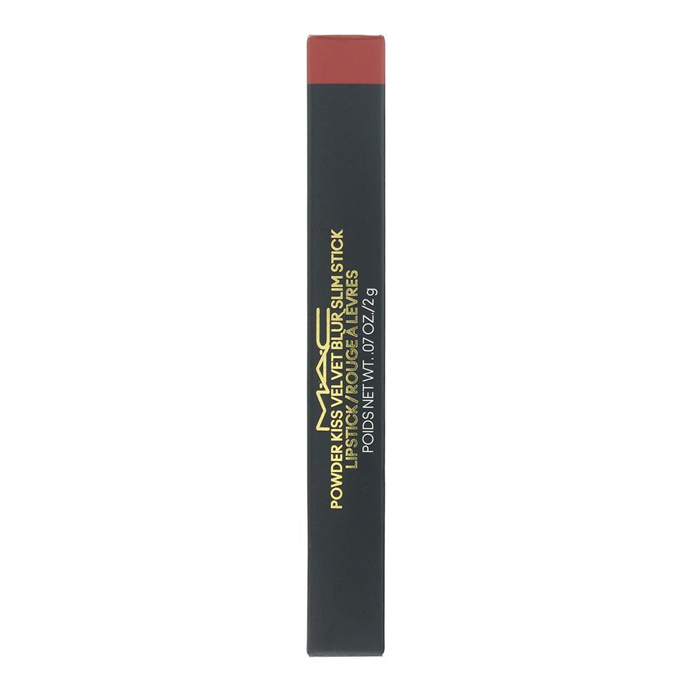 MAC Powder Kiss Velvet Blur Slim Stick 2g  Lipstick - 877 Devoted to Chili