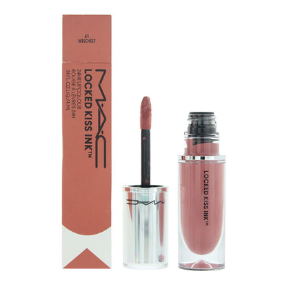 MAC Locked Kiss Ink 24HR 4ml Lip Colour - 61 Mischief