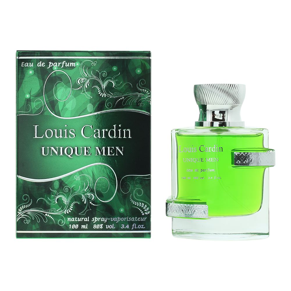 Louis Cardin Unique Men 100ml Eau de Parfum Spray For Him