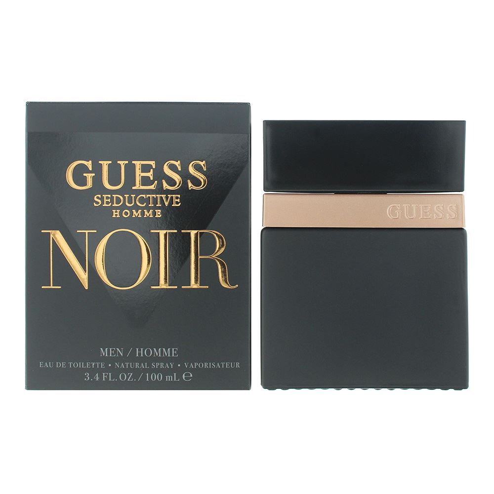 Guess Seductive Homme Noir 100ml Eau de Toilette Spray for Him
