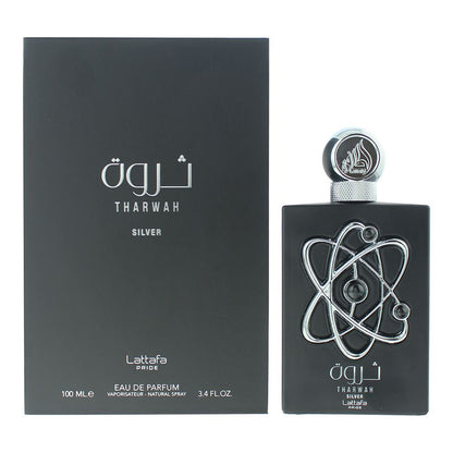 Lattafa Pride Tharwah Silver 100ml  Eau de Parfum Spray for Him