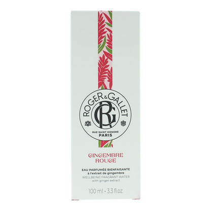 Roger & Gallet Gingembre Rouge Wellbeing 100ml Fragrant Water Spray for Unisex
