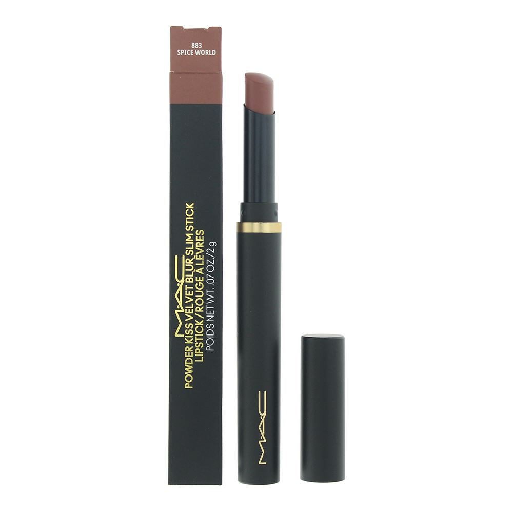 MAC Powder Kiss Velvet Blur Slim Stick 2g  Lipstick - 883 Spice World