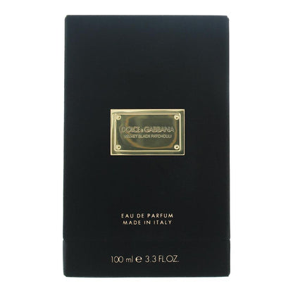 Dolce & Gabbana Velvet Black Patchouli 100ml Eau de Parfum Spray for Unisex
