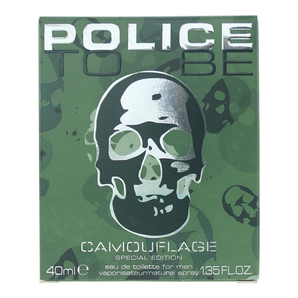 Police To Be Camouflage 40ml Eau de Toilette Spray for Him - Special Edition