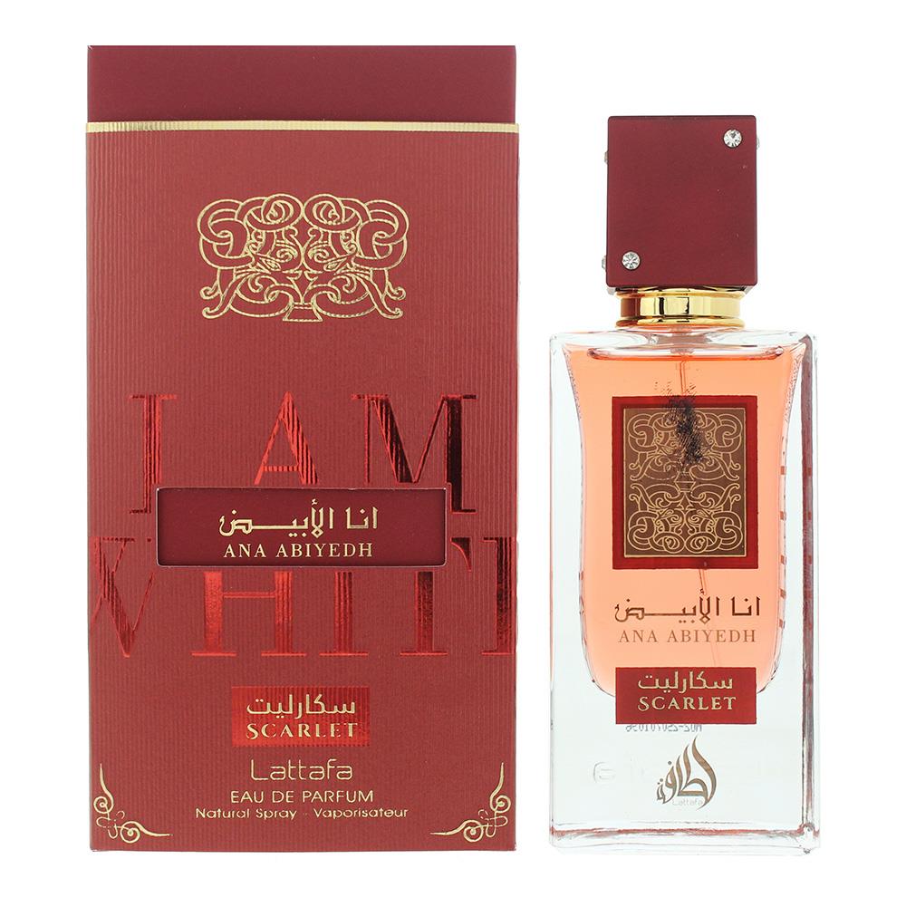 Lattafa Ana Abiyedh Scarlet 60ml Eau de Parfum Spray for Her