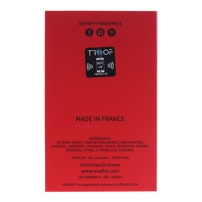 Evaflor Whisky Red 100ml  Eau De Toilette Spray For Him