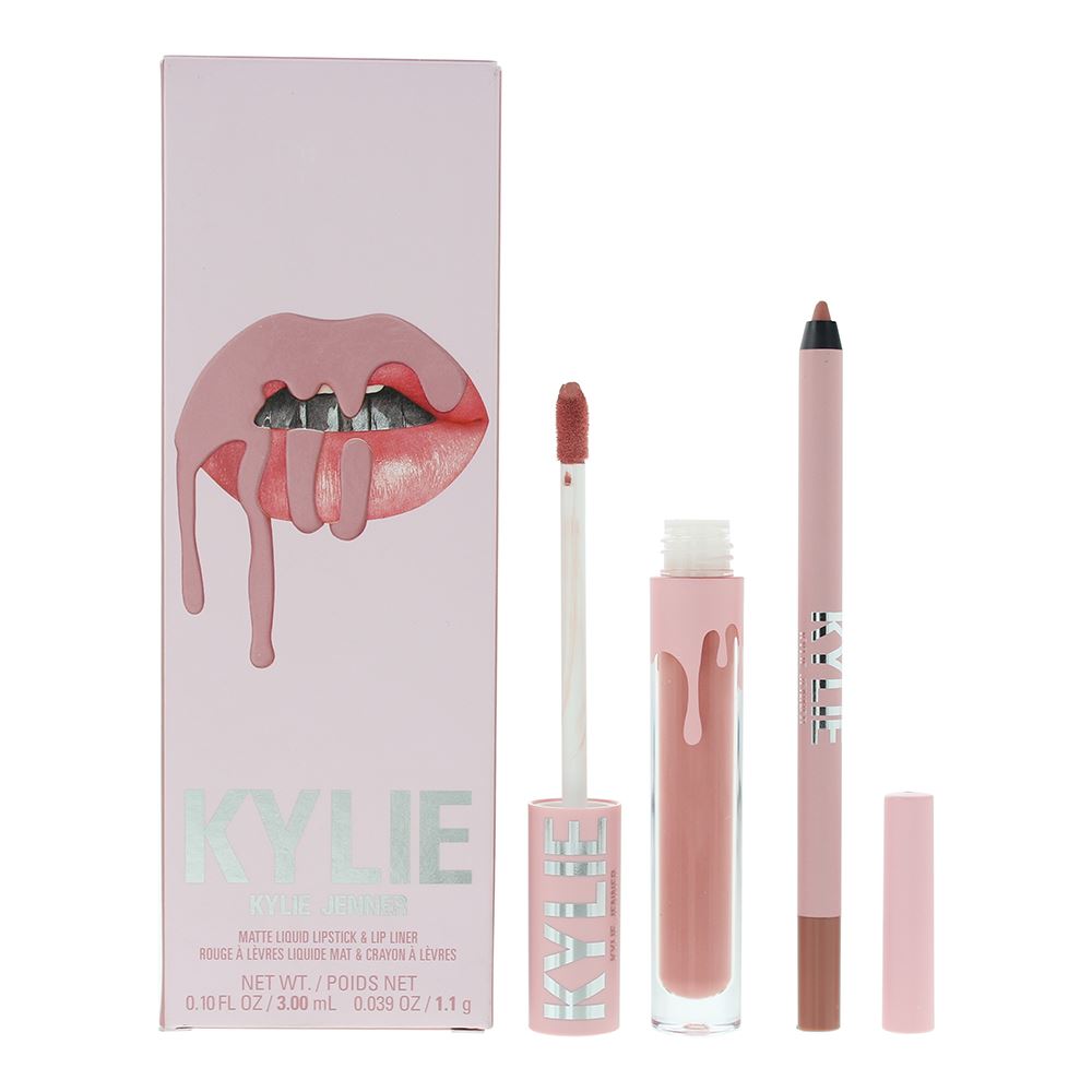 Kylie By Kylie Jenner 3ml Matte Lipstick, 1.1g Lip Liner - 300 Koko K
