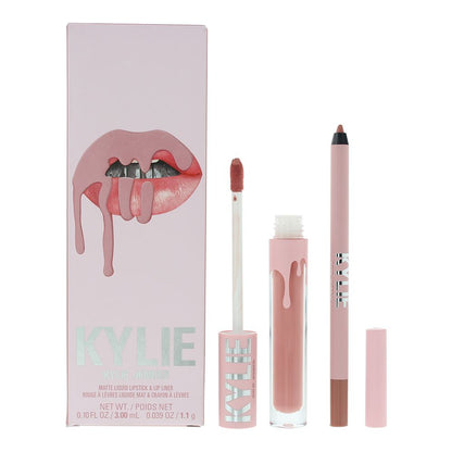 Kylie By Kylie Jenner 3ml Matte Lipstick, 1.1g Lip Liner - 300 Koko K