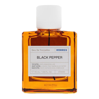 Korres Black Pepper 50ml Eau De Toilette Spray for Him