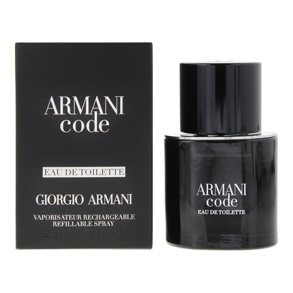 Giorgio Armani Code Pour Homme 30ml Eau de Toilette Refillable Spray for Him