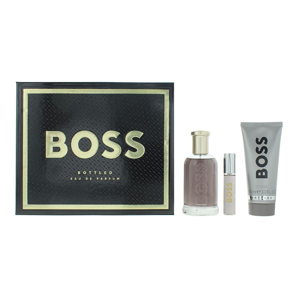 Hugo Boss Boss Bottled 100ml Eau de Parfum Gift Set 10ml Eau de Parfum, 100ml Shower Gel for Him