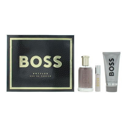 Hugo Boss Boss Bottled 100ml Eau de Parfum Gift Set 10ml Eau de Parfum, 100ml Shower Gel for Him