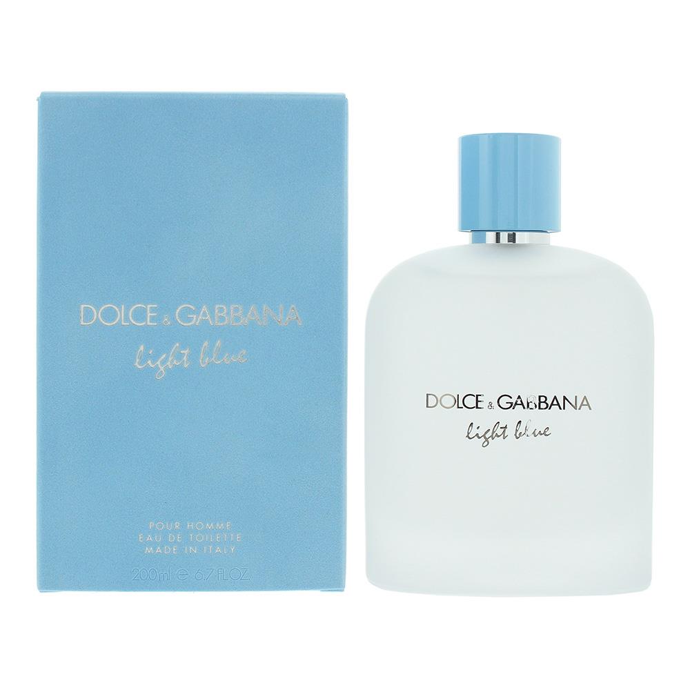 Dolce & Gabbana Light Blue Pour Homme 200ml Eau de Toilette Spray for Him