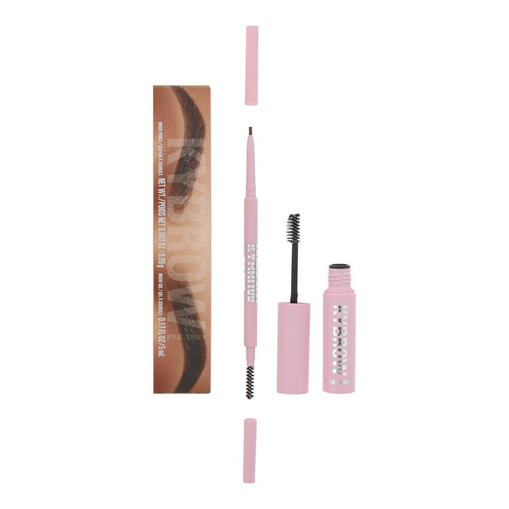 Kylie Jenner Kybrow 0.9g Eyebrow Pencil, 5ml Eyebrow Gel- 002 Auburn