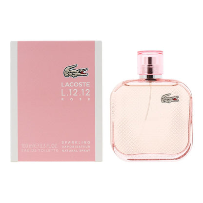 Lacoste L.12.12. Rose Sparkling 100ml Eau de Toilette Spray for Her