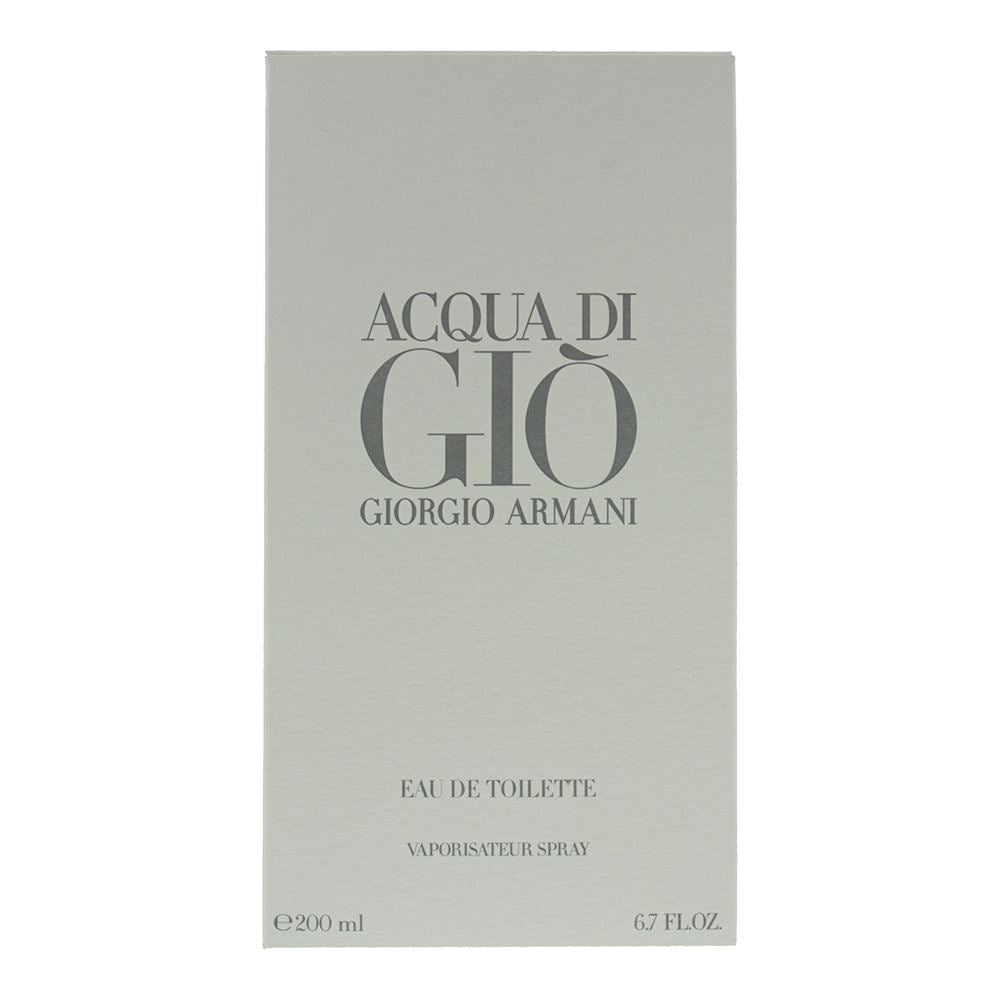 Giorgio Armani Acqua Di Gio Pour Homme 200ml Eau De Toilette Spray for Him