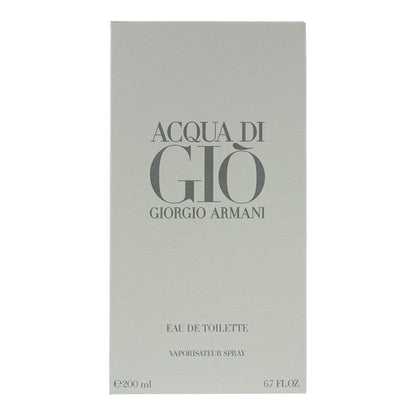 Giorgio Armani Acqua Di Gio Pour Homme 200ml Eau De Toilette Spray for Him