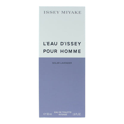 Issey Miyake L'eau D'issey Pour Homme Solar Lavender 50ml Eau de Toilette Intense Spray for Him