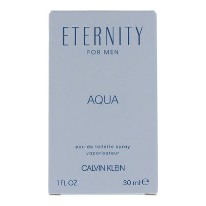 Calvin Klein Eternity For Men Aqua 30ml Eau de Toilette Spray for Him