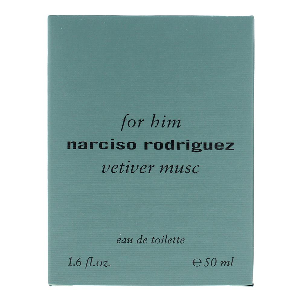 Narciso Rodriguez For Him Vetiver Musc 50ml Eau De Toilette Spray For Him
