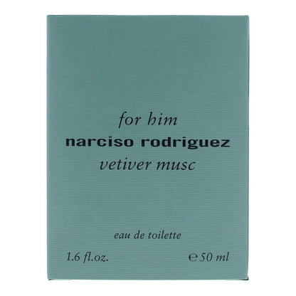 Narciso Rodriguez For Him Vetiver Musc 50ml Eau De Toilette Spray For Him