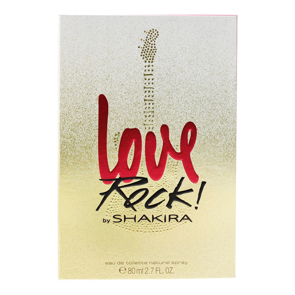 Shakira Love Rock! 80ml Eau De Toilette Spray for Her