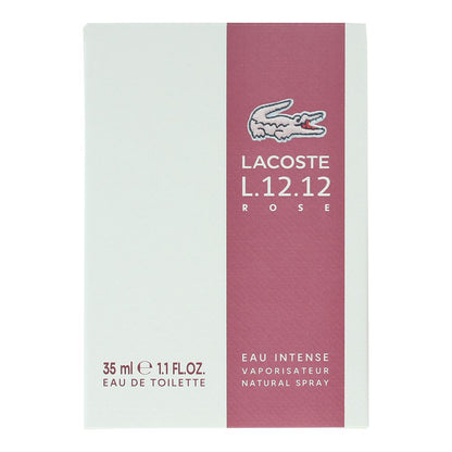 Lacoste Eau De Lacoste L.12.12 Rose Eau Intense 35ml Eau de Toilette Spray Her