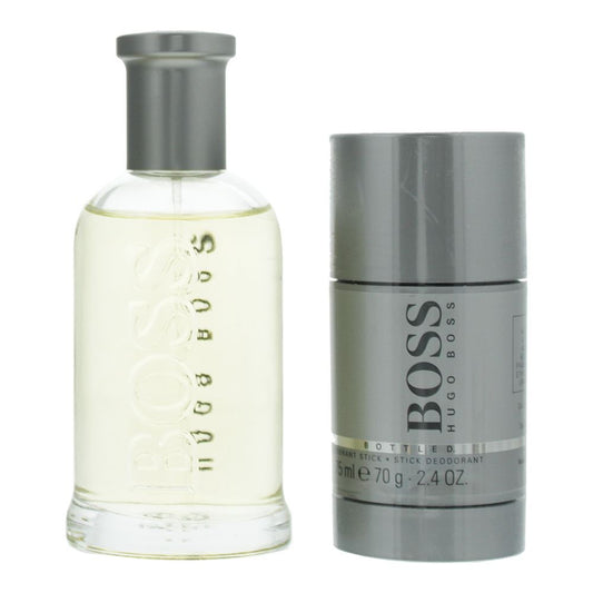 Hugo Boss Boss Bottled 100ml  Eau de Toilette Gift Set 75ml Deodorant Stick for Him