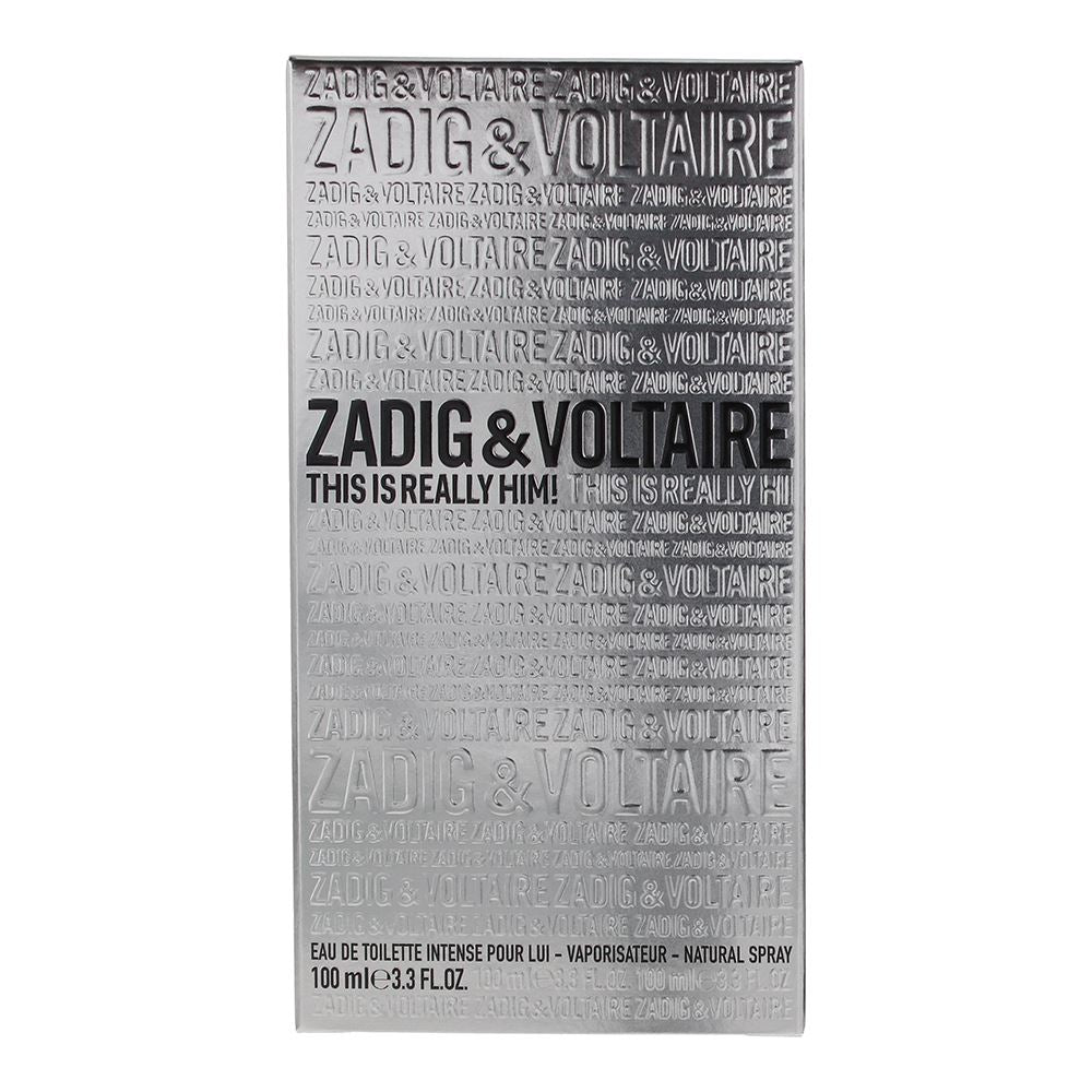 Zadig & Voltaire This Is Really Him! 100ml Eau De Toilette Intense Spray for Him