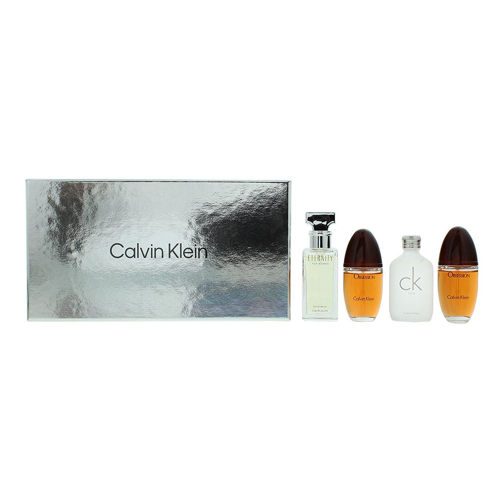 Calvin Klein Women 4 Piece Miniature Gift Set