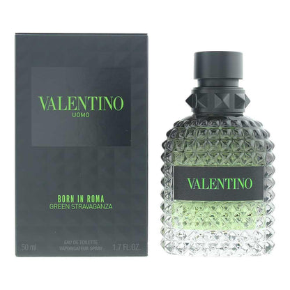 Valentino Uomo Born In Roma Green Stravaganza 50ml Eau de Toilette Spray for Him