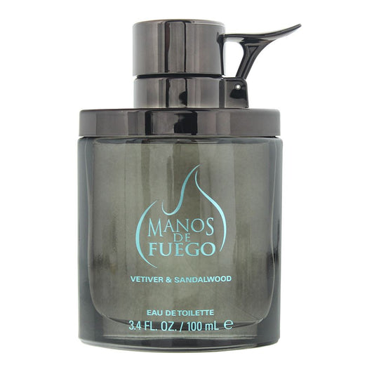 Manos De Fuego Vetiver & Sandalwood 100ml Eau de Toilette  Spray for Him