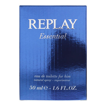 Replay Essential For Him 50ml Eau De Toilette Spray for Him