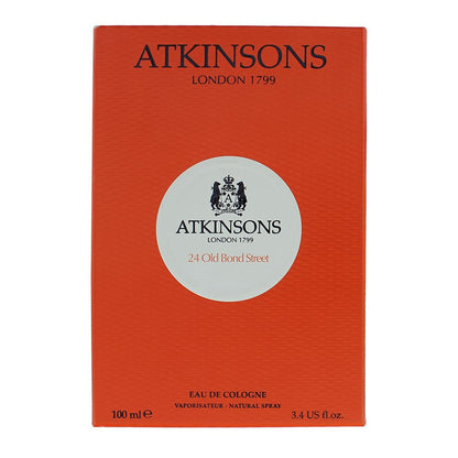 Atkinsons 24 Old Bond Street 100ml Eau De Cologne Spray for Him