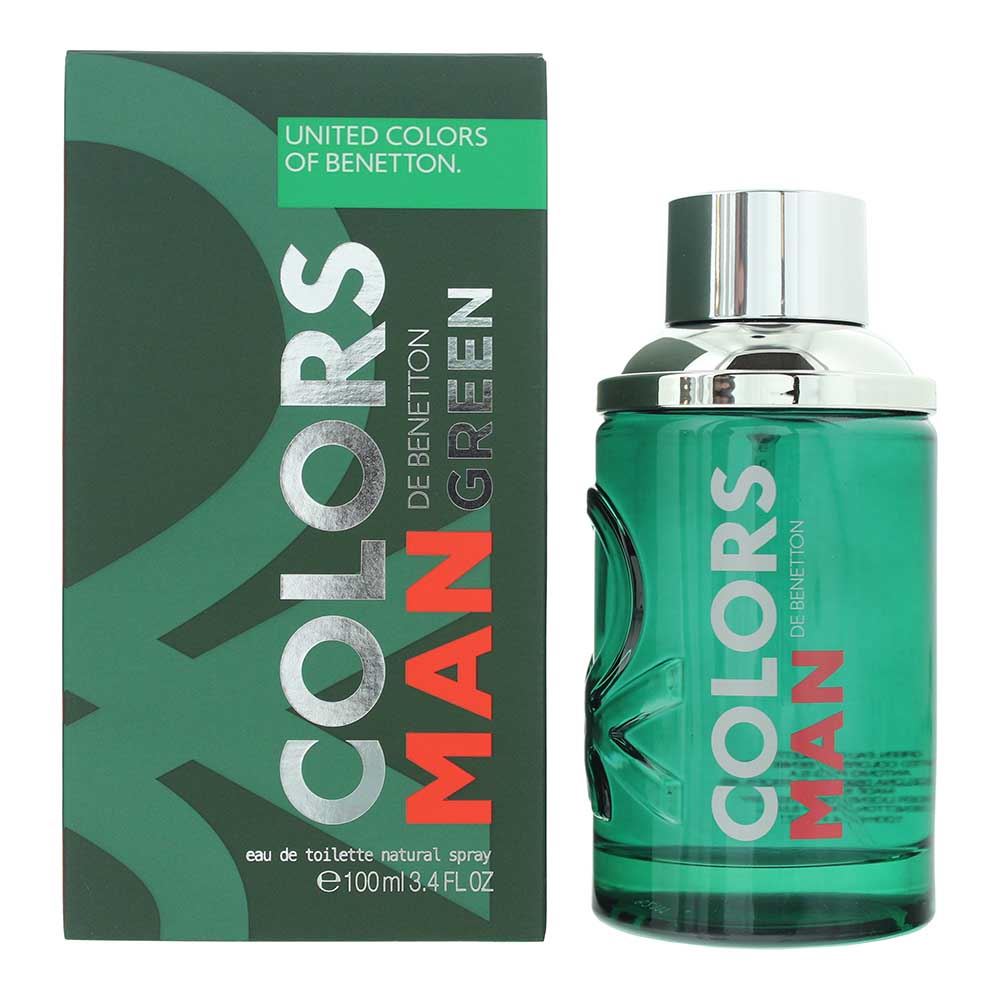 United Colors of Benetton Green Benetton Man 100ml Eau de Toilette Spray for Him
