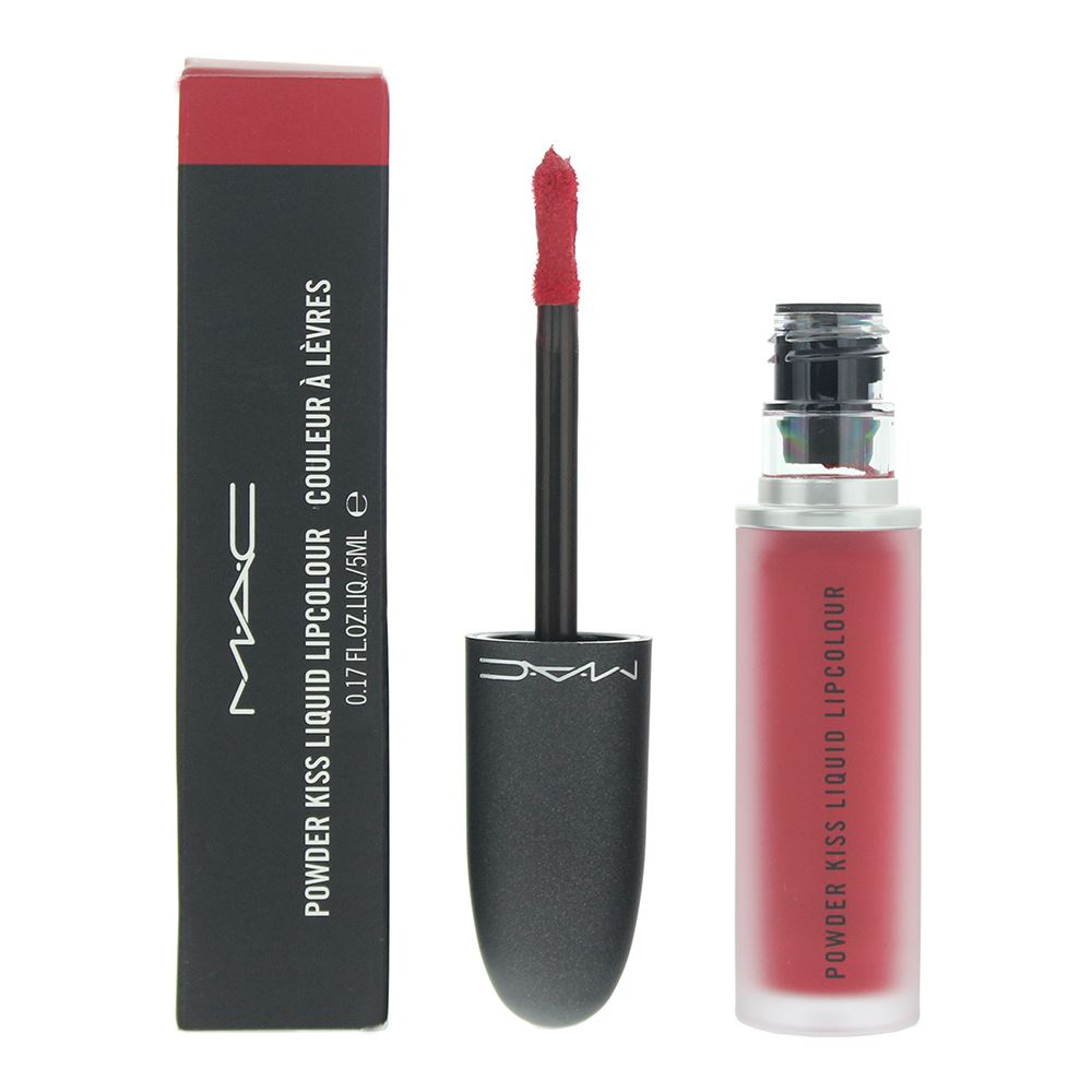 MAC Powder Kiss 5ml Liquid Lipcolour -  975 Ruby Boo