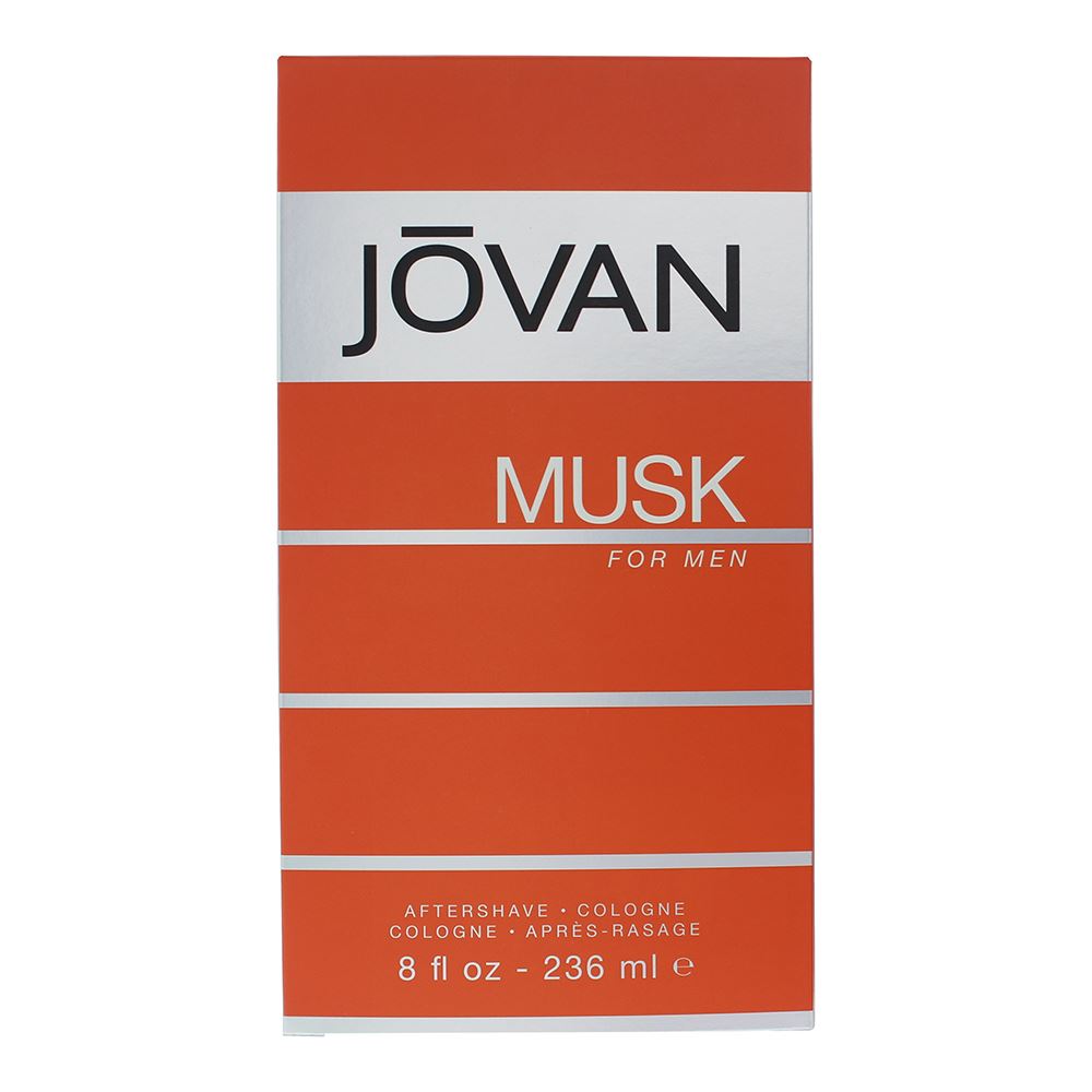 Jovan Musk Aftershave 236ml Cologne Splash for Him