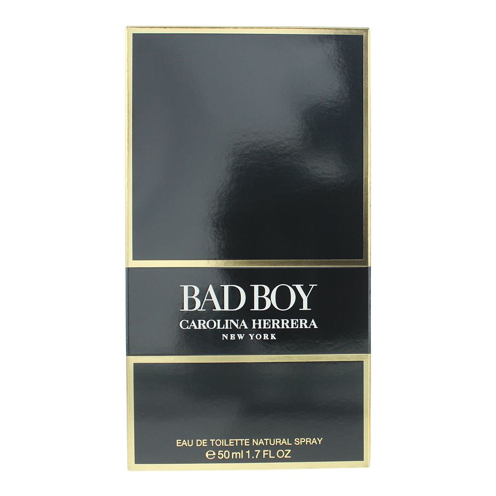 Carolina Herrera Bad Boy 50ml Eau de Toilette Spray For Him