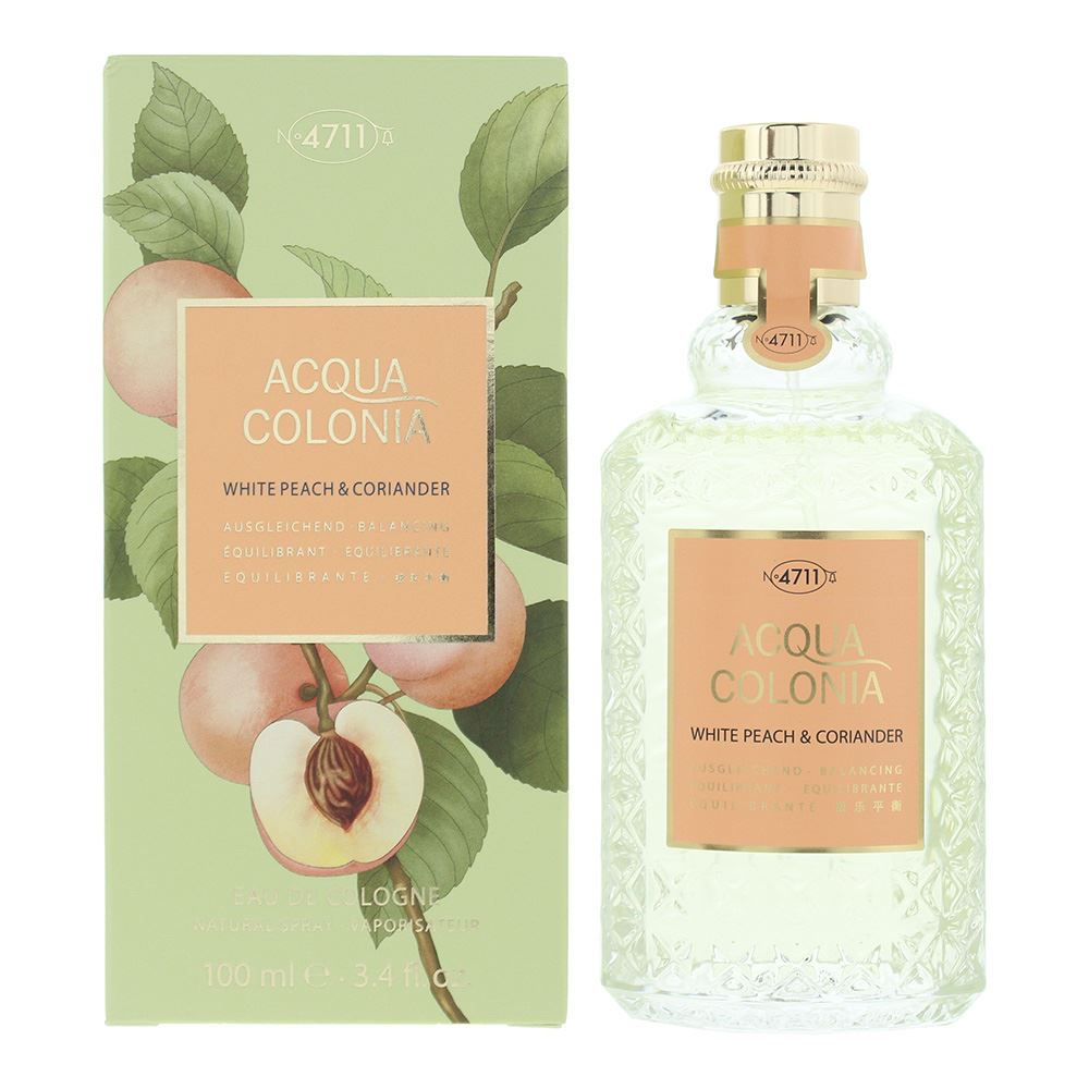 4711 Acqua Colonia White Peach & Coriander 100ml Eau de Cologne Spray for Unisex