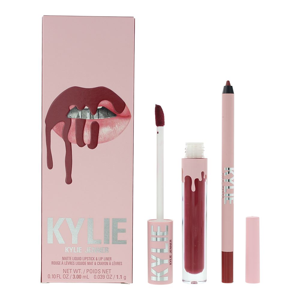 Kylie By Kylie Jenner 3ml Matte Lipstick, 1.1g Lip Liner  - 103 Better Not Pout