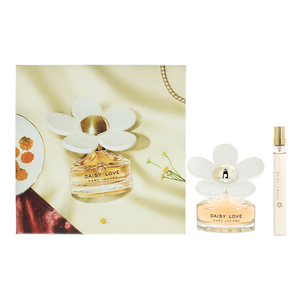 Marc Jacobs Daisy Love 50ml Eau De Toilette Gift Set 10ml Eau De Toilette for Her