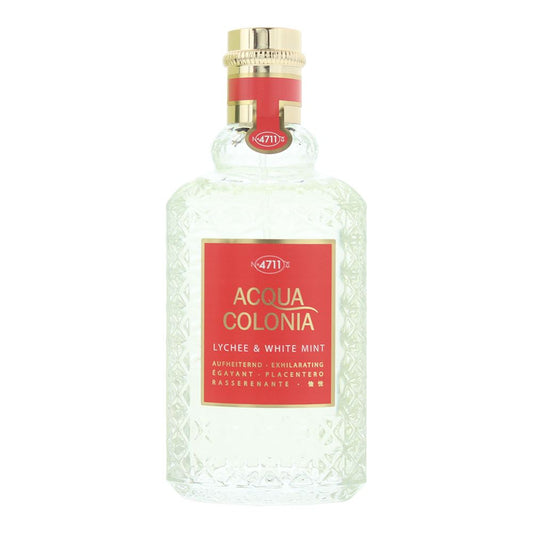 4711 Acqua Colonia Lychee & White Mint 100ml  Eau de Cologne Spray for Unisex