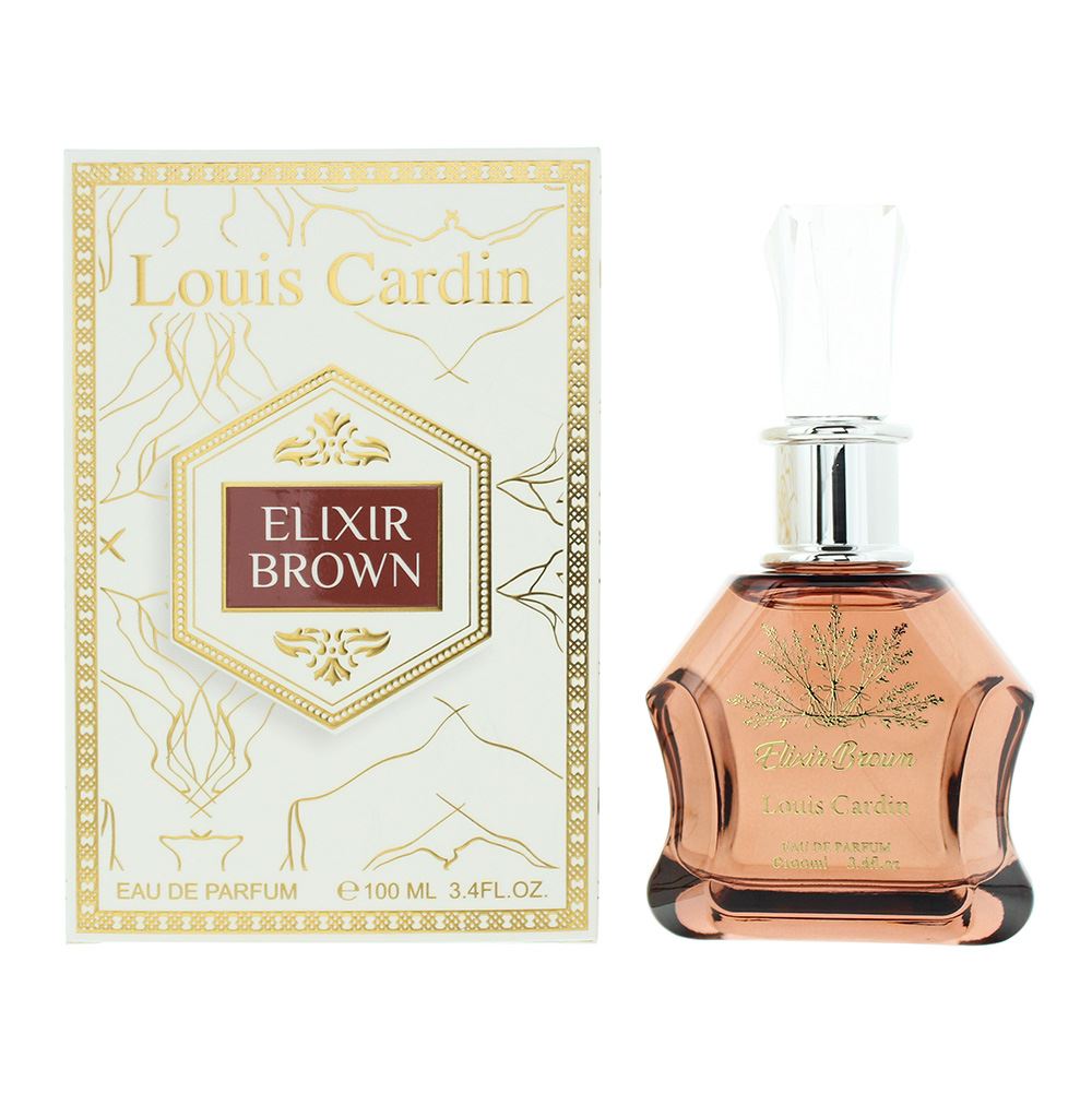 Louis Cardin Elixir Brown 100ml Eau de Parfum Spray for Him